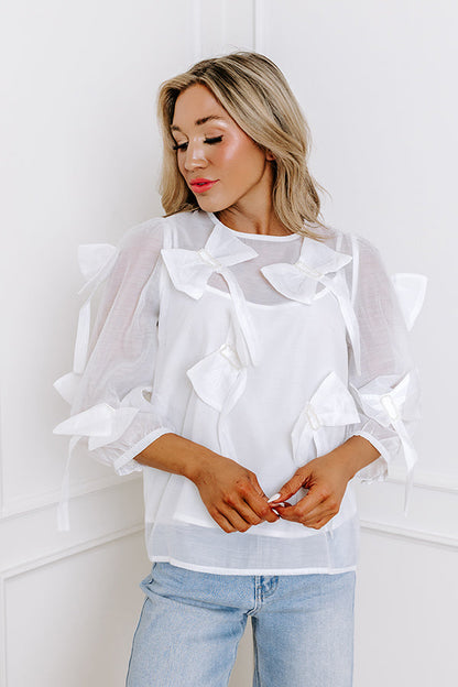 Coquette Crush Shift Top