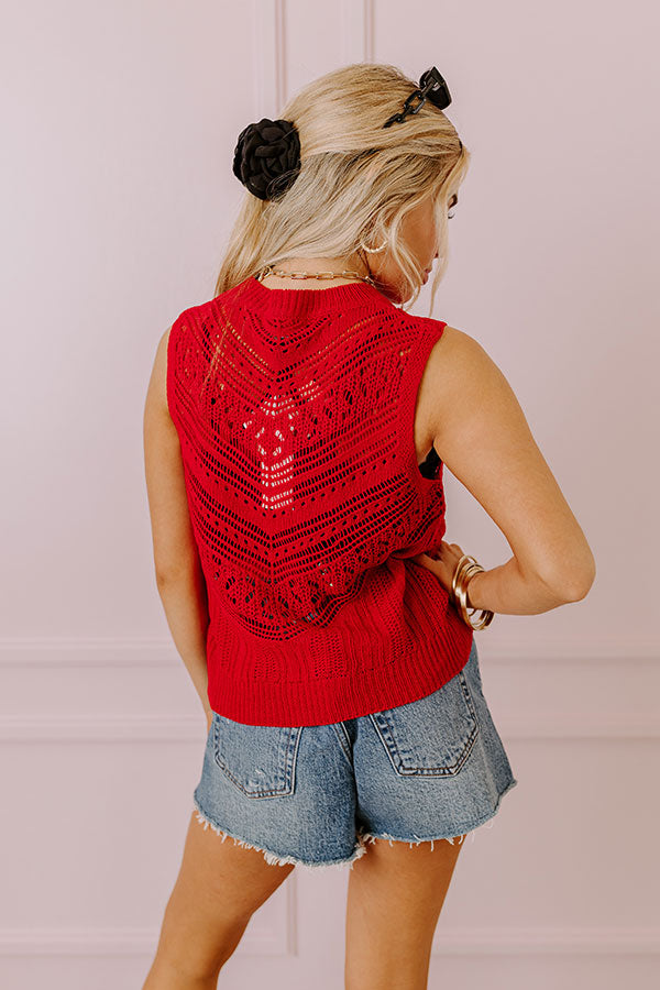 Brunch In Bali Knit Top