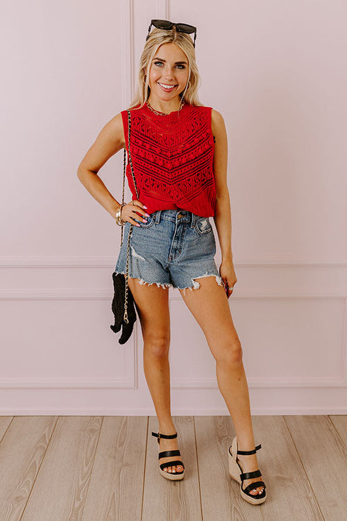 Brunch In Bali Knit Top