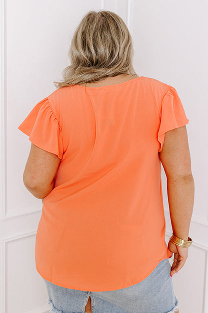 Touring San Fran Shift Top in Orange Curves