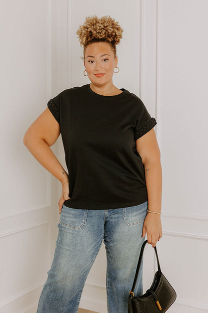 VIP Outing Shift Top in Black Curves