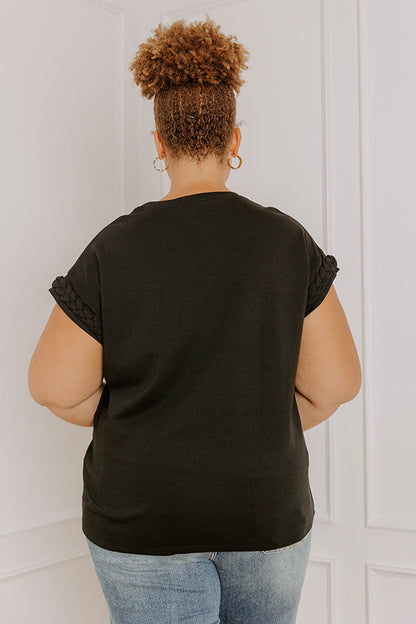 VIP Outing Shift Top in Black Curves