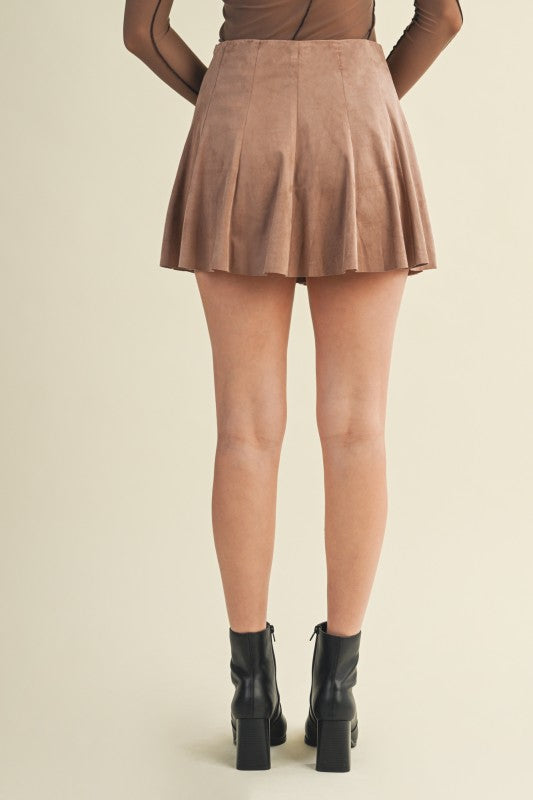 Fall Forward Mini Skort