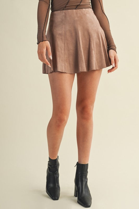 Fall Forward Mini Skort