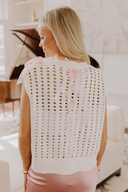 Smiles And Sorbet Knit Vest Top