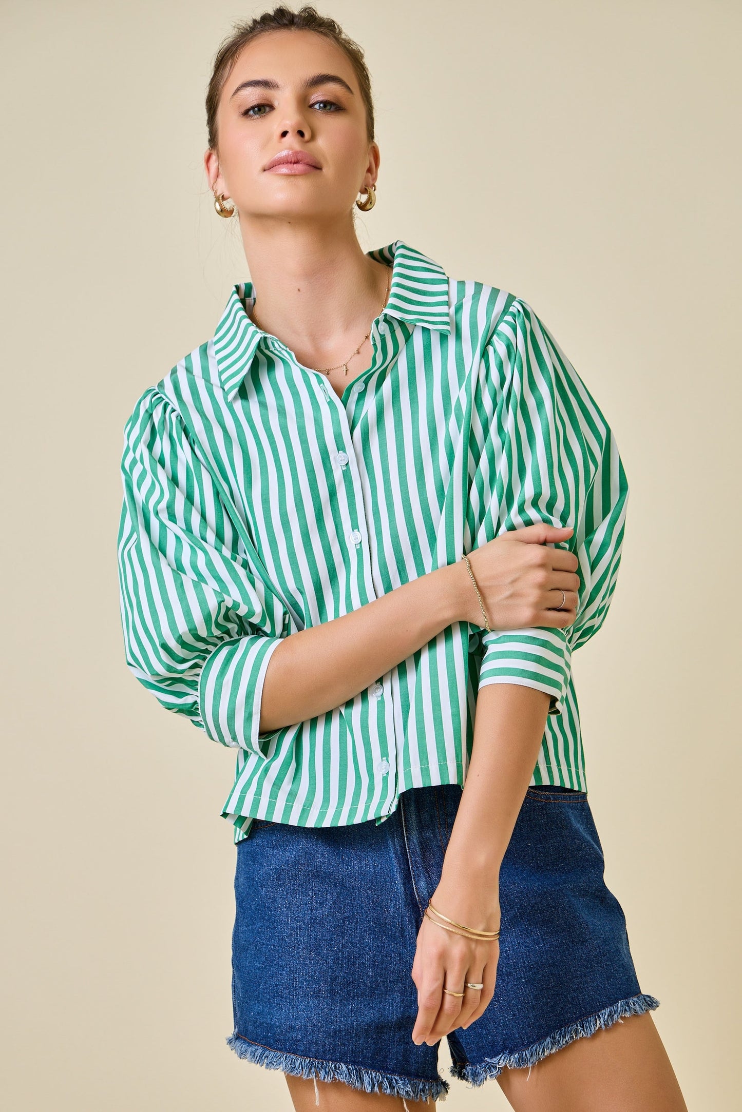 Class Act Striped Top
