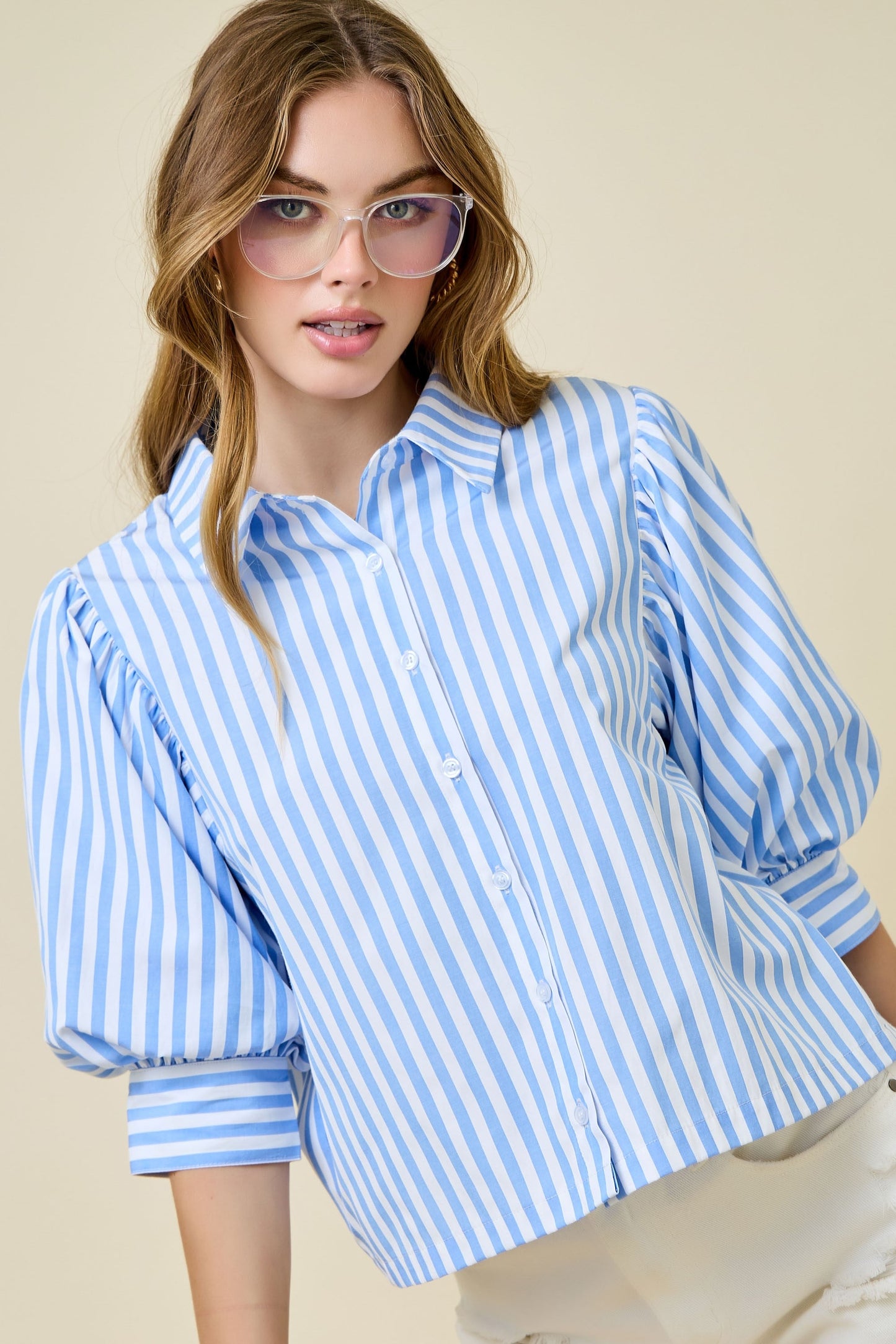 Class Act Striped Top