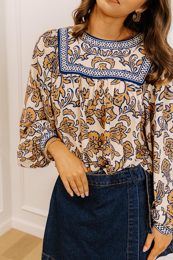 Hidden Attraction Floral Top