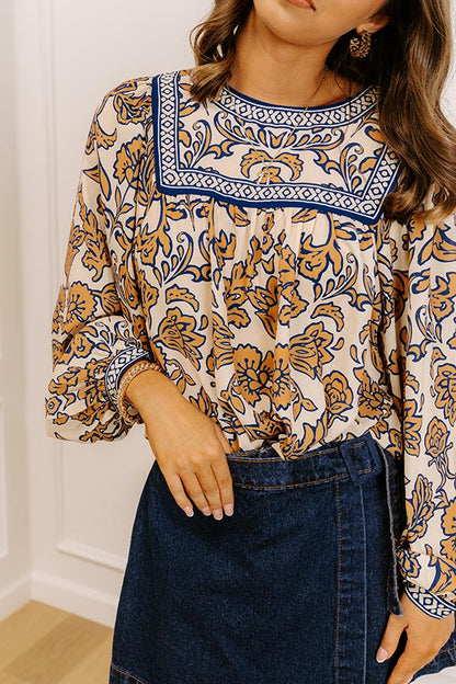 Hidden Attraction Floral Top