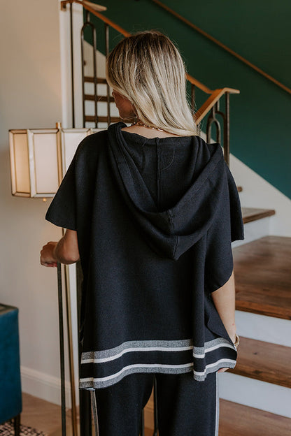 Connecting Flight Sweater Top in Black