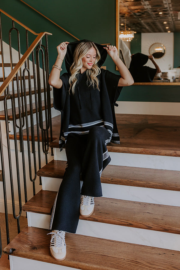 Connecting Flight Sweater Top in Black