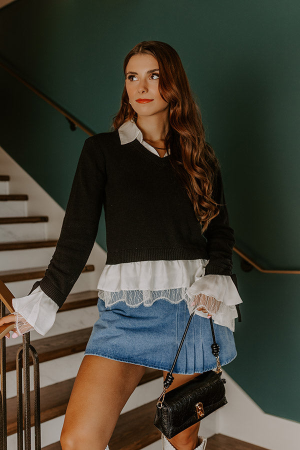 Passport To Paris Knit Top