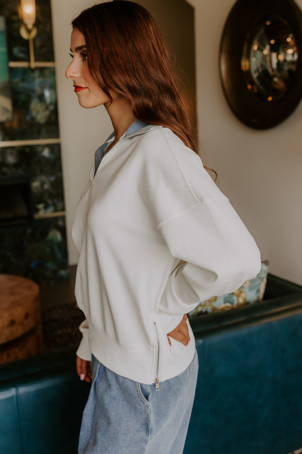 Crisp Coastline Sweatshirt