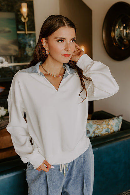 Crisp Coastline Sweatshirt