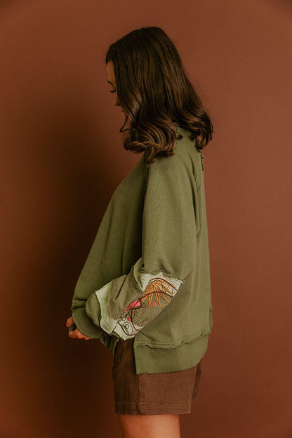 Harvest Moon Embroidered Sweatshirt