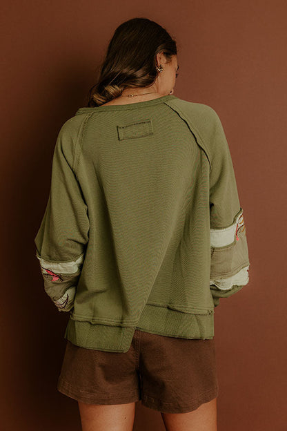 Harvest Moon Embroidered Sweatshirt