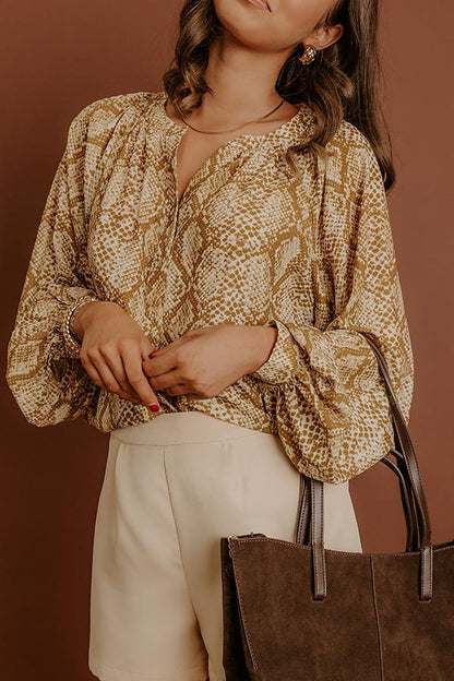 Downtown Chic Button Up Top