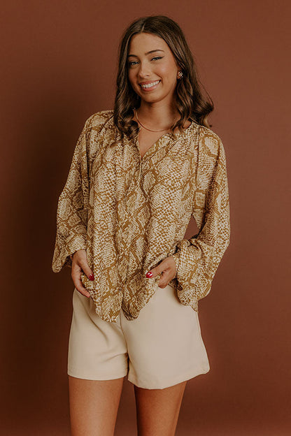 Downtown Chic Button Up Top