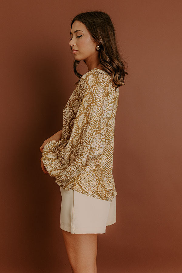 Downtown Chic Button Up Top