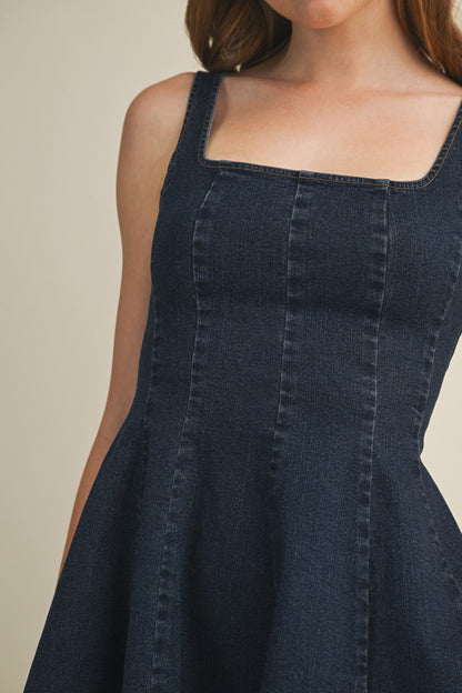 Faded Flare Mini Dress