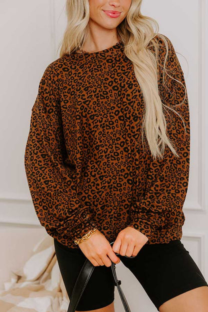 Wild Side Leopard Knit Top