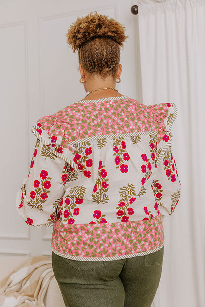 Flower Picking Ruffle Top Curves