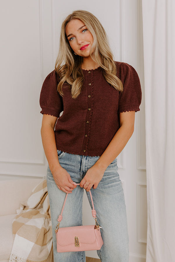 Charm And Chic Knit Top