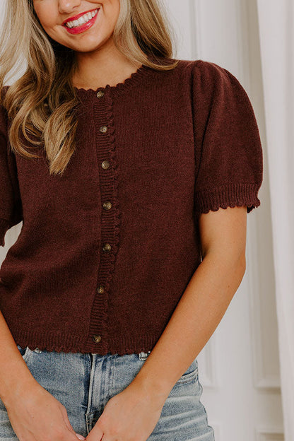 Charm And Chic Knit Top