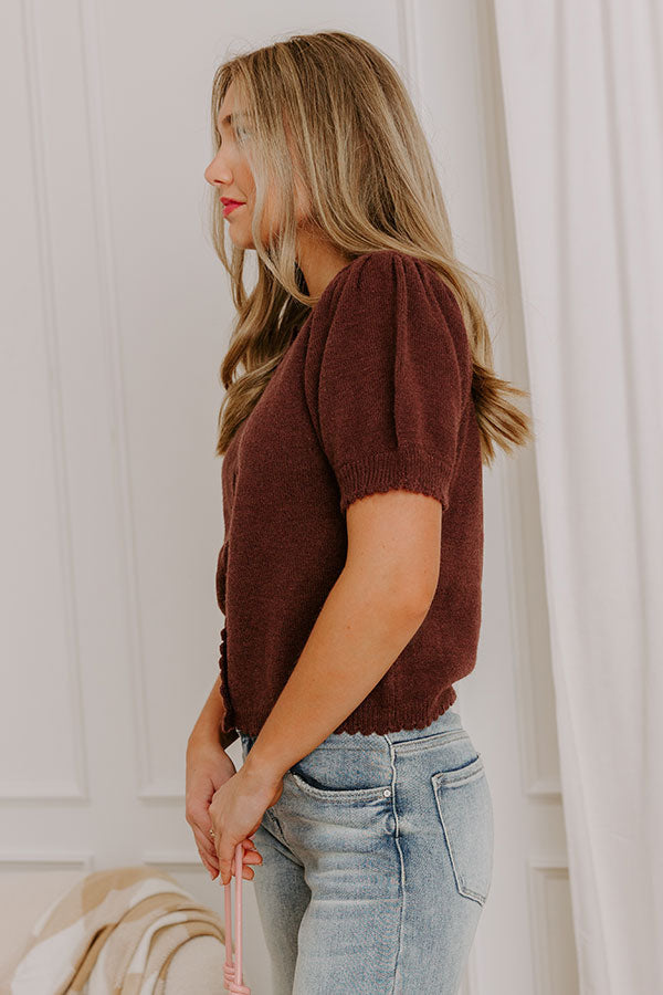 Charm And Chic Knit Top