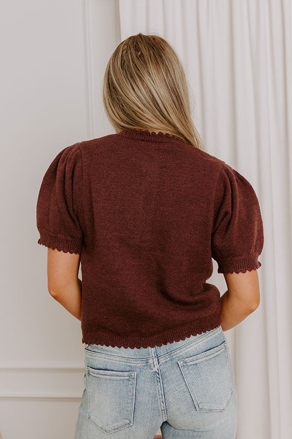 Charm And Chic Knit Top