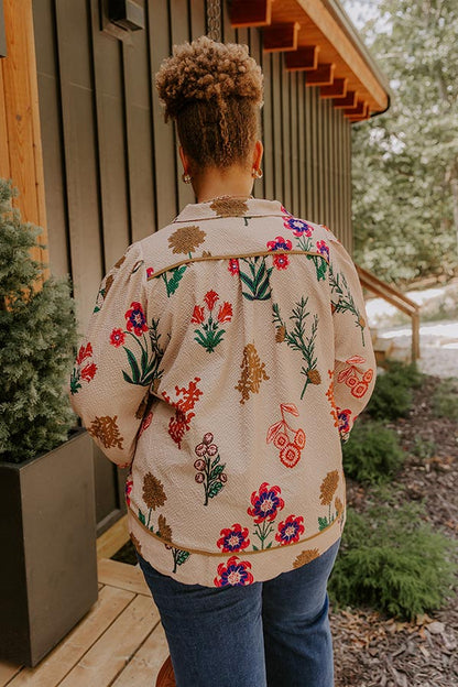 First Pick Floral Top Curves