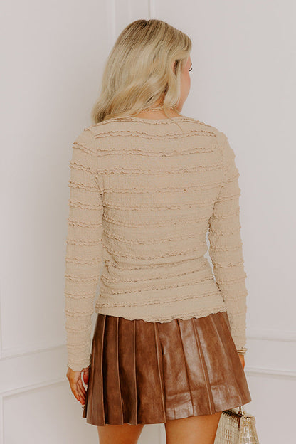 City Luxe Ruffle Top