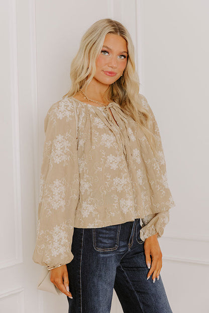 Kind Soul Floral Embroidered Top