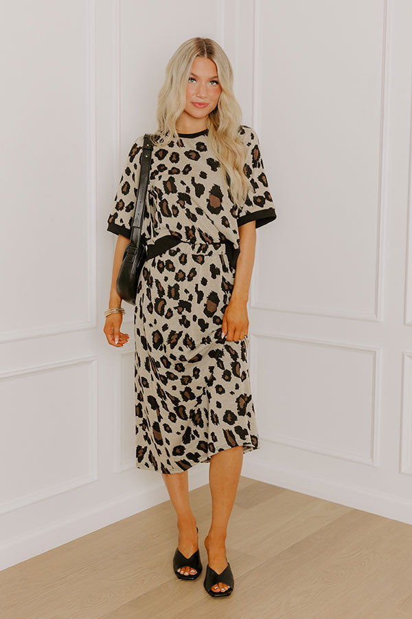 City Views Leopard Top