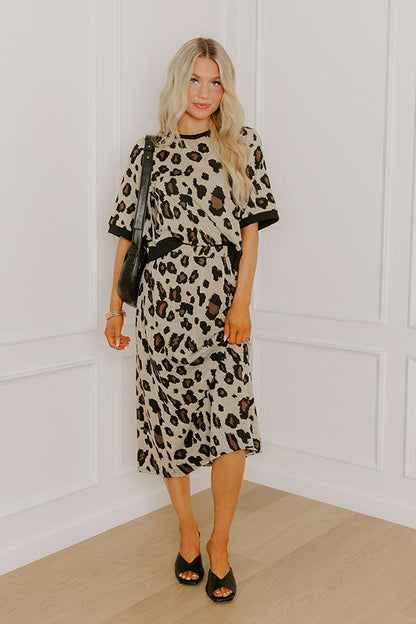 City Views Leopard Top