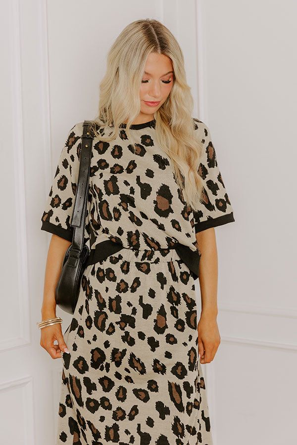 City Views Leopard Top