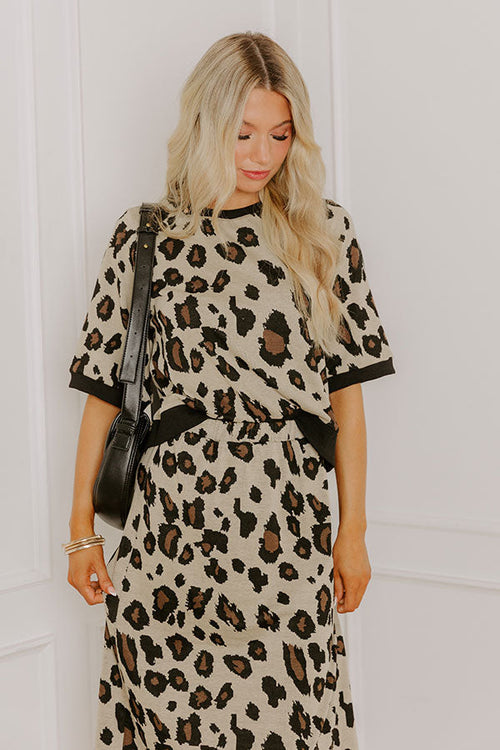 City Views Leopard Top