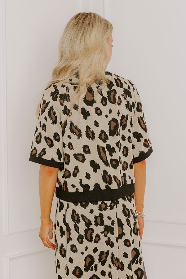 City Views Leopard Top