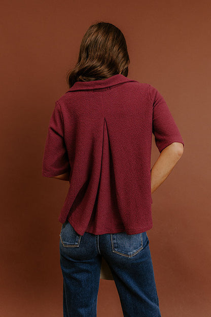 The Fall Edit Waffle Knit Top