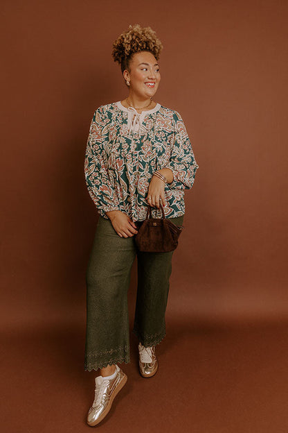 Feeling Dreamy Floral Shift Top Curves