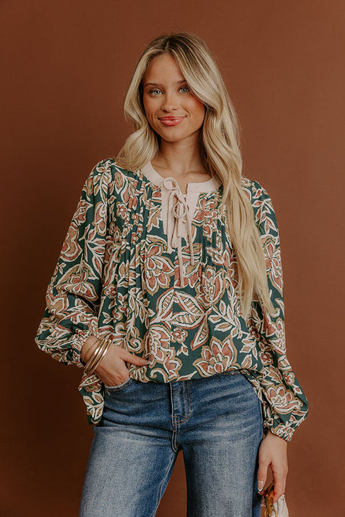 Feeling Dreamy Floral Shift Top