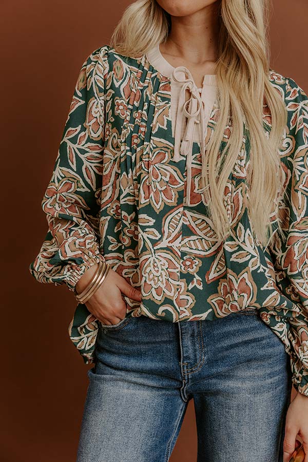 Feeling Dreamy Floral Shift Top