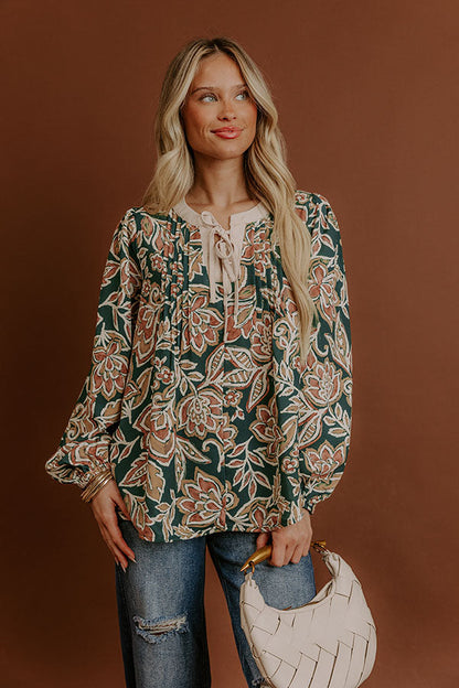 Feeling Dreamy Floral Shift Top
