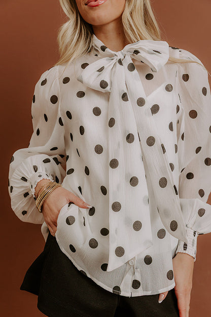 Paris Bound Front Tie Top