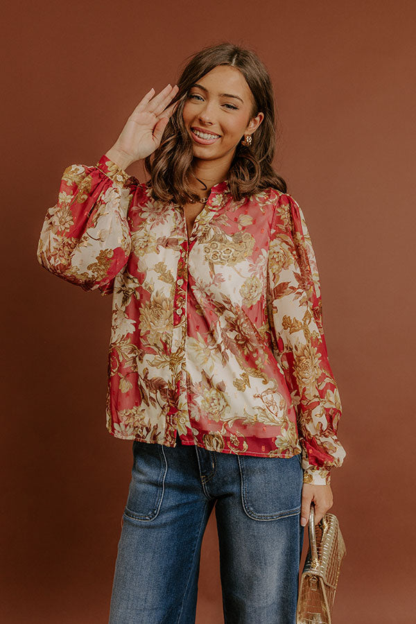 Fields of Grace Floral Top
