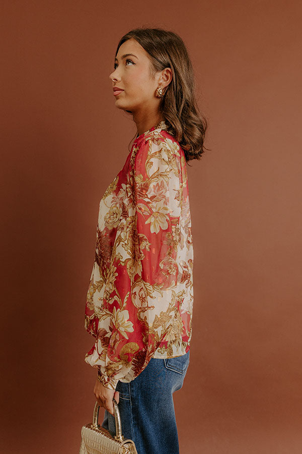 Fields of Grace Floral Top