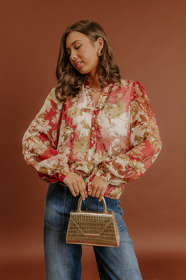 Fields of Grace Floral Top