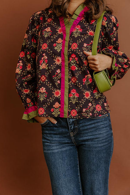 Park Avenue Poise Floral Top