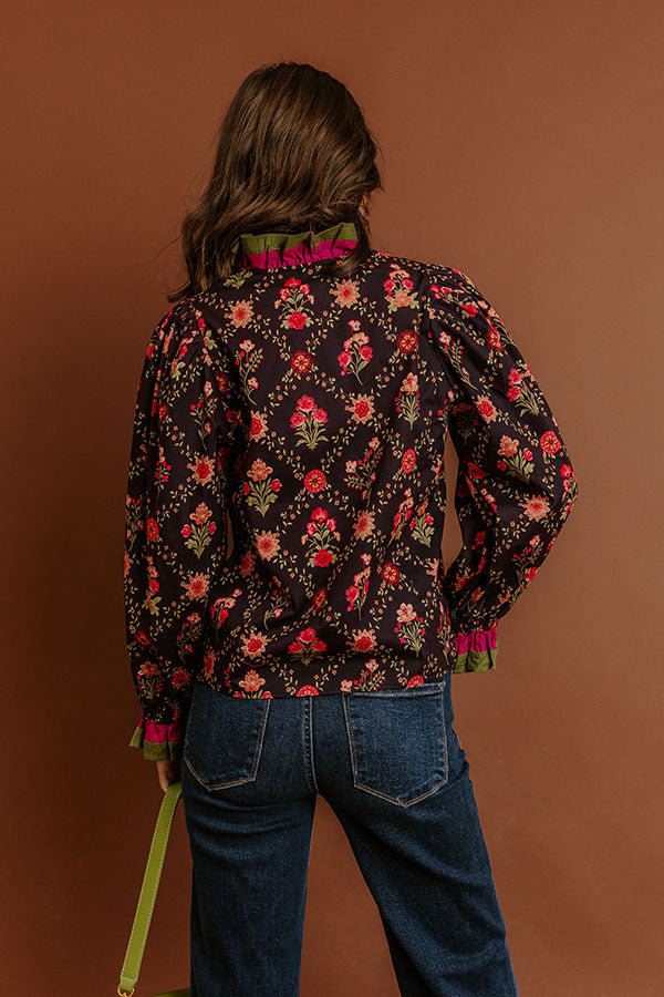Park Avenue Poise Floral Top