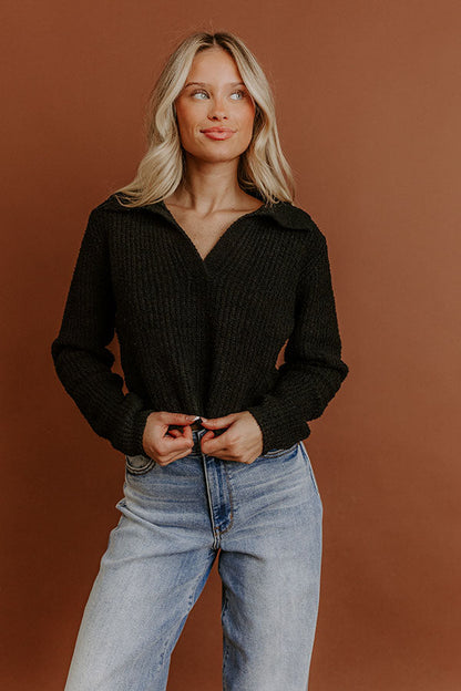 Warm Whispers Knit Sweater Top